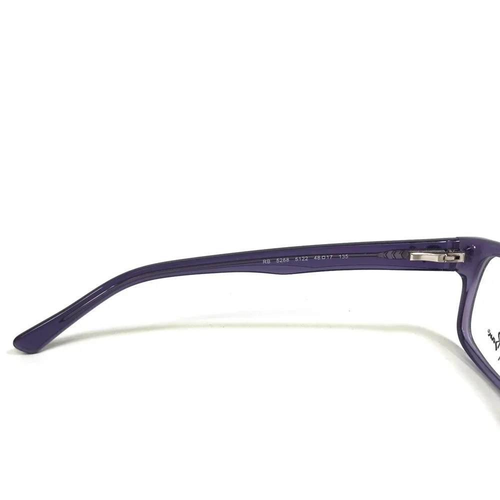 Ray-Ban Eyeglasses Frames RB5268 5122 Clear Purple Rectangular 48-17-135
